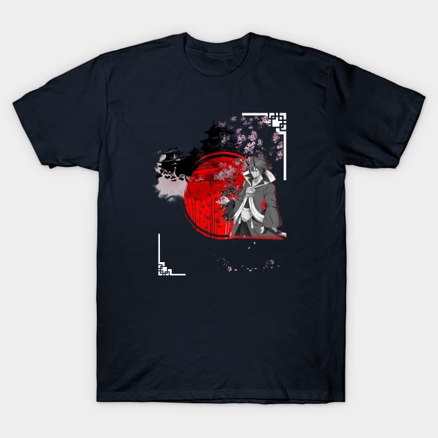 Japanese Culture Art Design | Sakura Blossom | Anime T-Shirt by ozencmelih